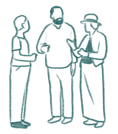 Illustration Soziale Teilhabe - © GfG / Gruppe für Gestaltung Illustration Soziale Teilhabe