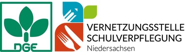 DGE e.V. Vernetzungsstelle Schulverpflegung Niedersachsen Logo
